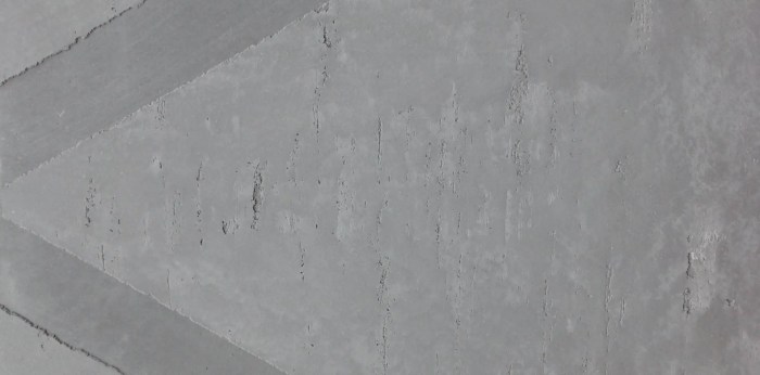 Concrete plaster floated polished surfaces