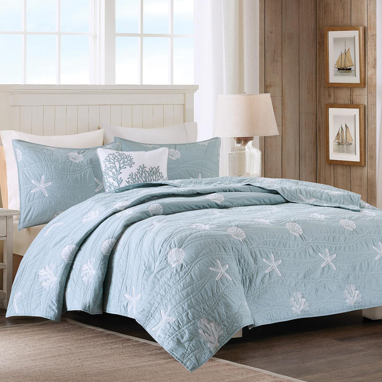 Coastal comforter sets chenille