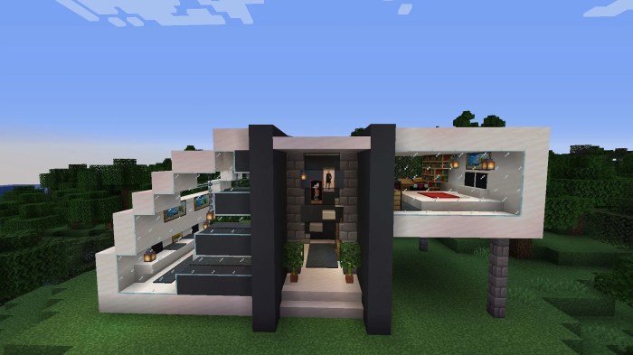 Map minecraft maison moderne