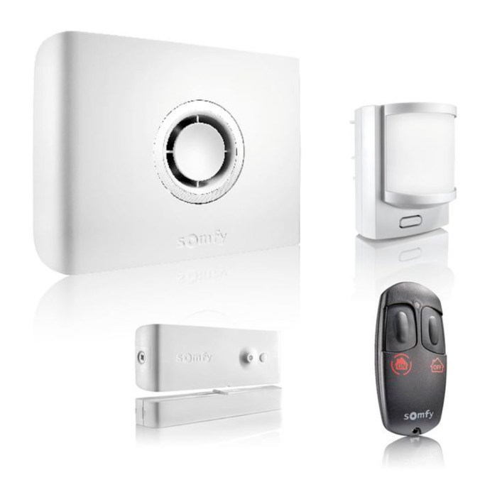 Somfy alarme alarma fernbedienung alarm mando distancia remoto télécommande gsm espace domotique telecommande ldlc sirène alarmanlage