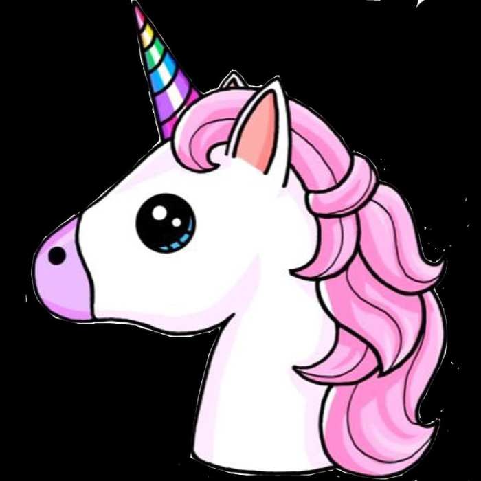 Unicorn emoji draw step drawing easydrawingguides