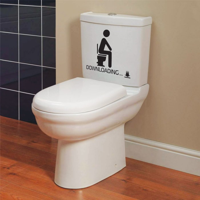 Toilet seat funny bathroom house wall novelty decal seats sticker stickers choose board humor ebay