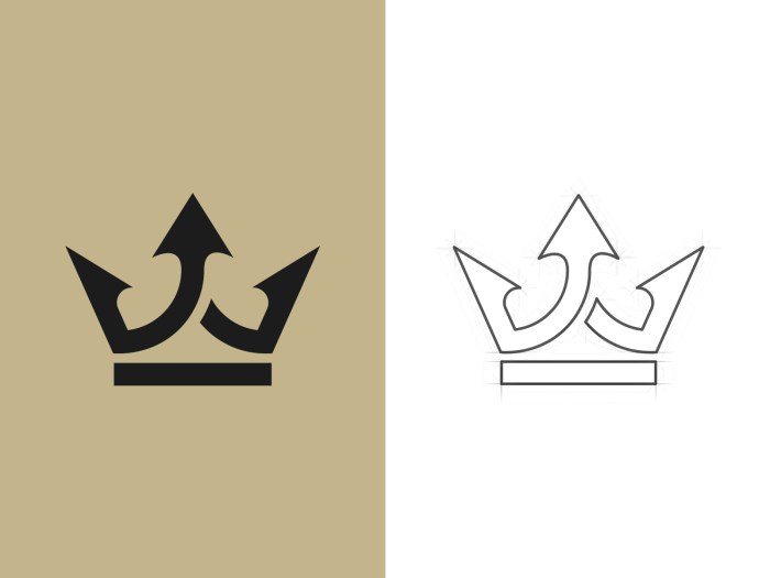 Crown logos corona luxury vector set royalty monograms