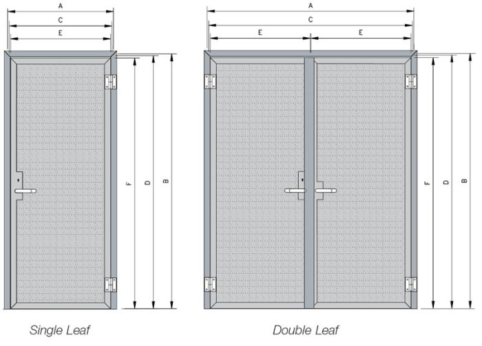 Fire door hpl hour rated resistant laminate set