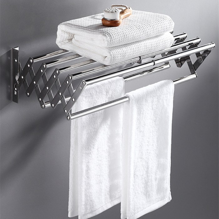 Towel swing swivel folding towels