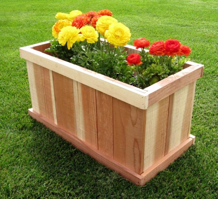 Jardiniere en bois brico depot