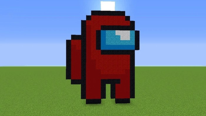 Pixel art minecraft a imprimer