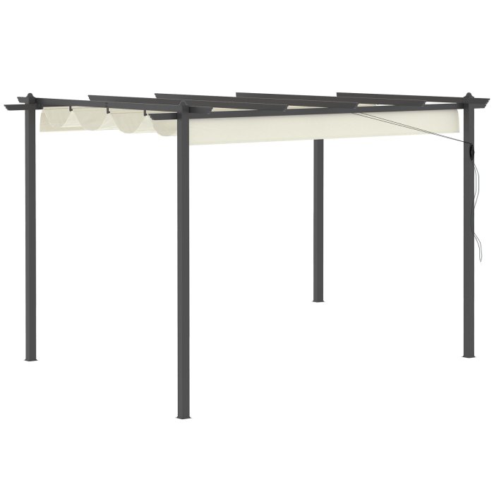 Pergola tonnelle toit castorama pergolas alu brico toile retractable 3x3 3x4 terrasse idees autoportante coulissante muebles 4x3 fermee bois abri