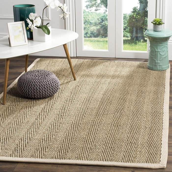 Rugs seagrass herringbone coastal lowes safavieh