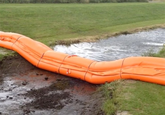 Boudin gonflable anti inondation