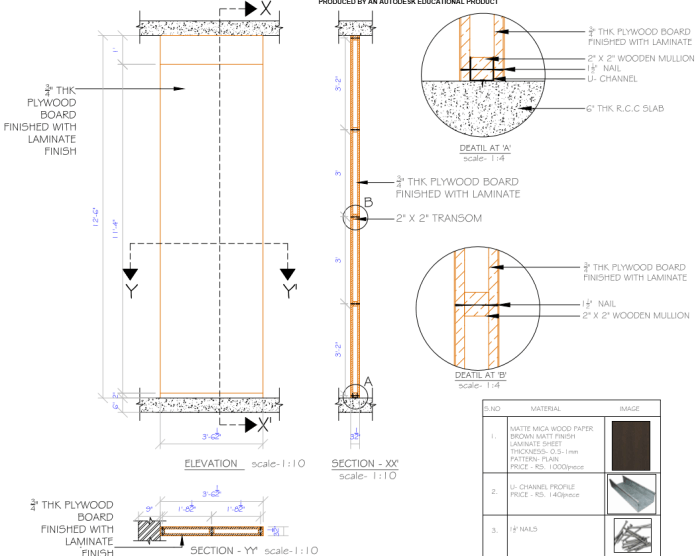 Cloison sparation pice