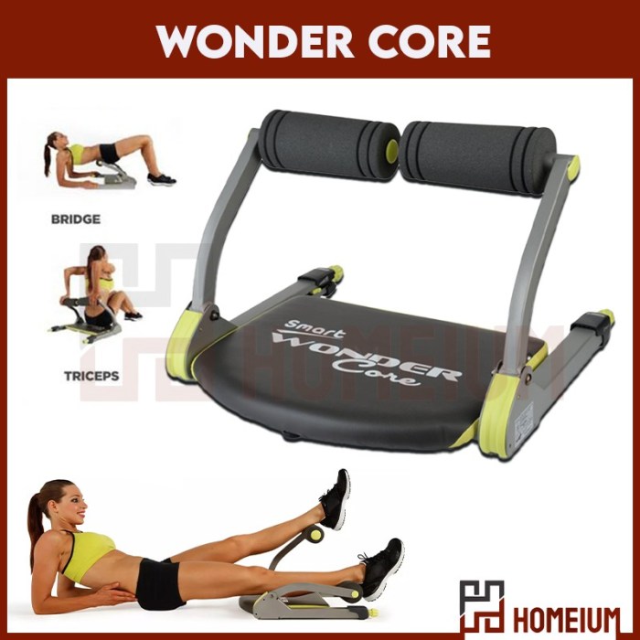 Smart wonder core exercise