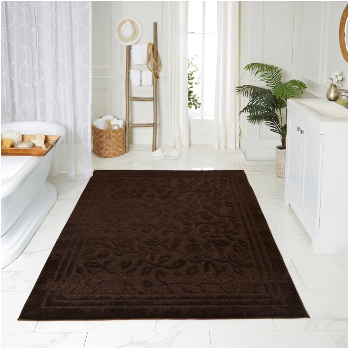 Bathroom taupe mats washable reversible 24x60 goodworksfurniture bedford lowes lavish visualhunt