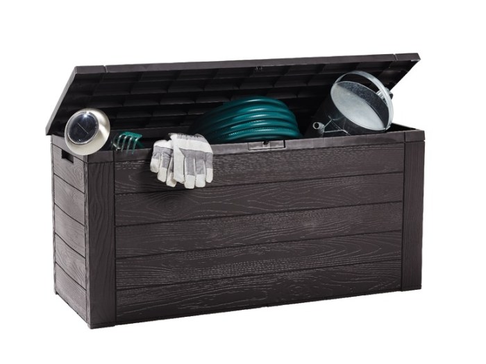 Deck wooden patio containers hayneedle cabinets stroage open