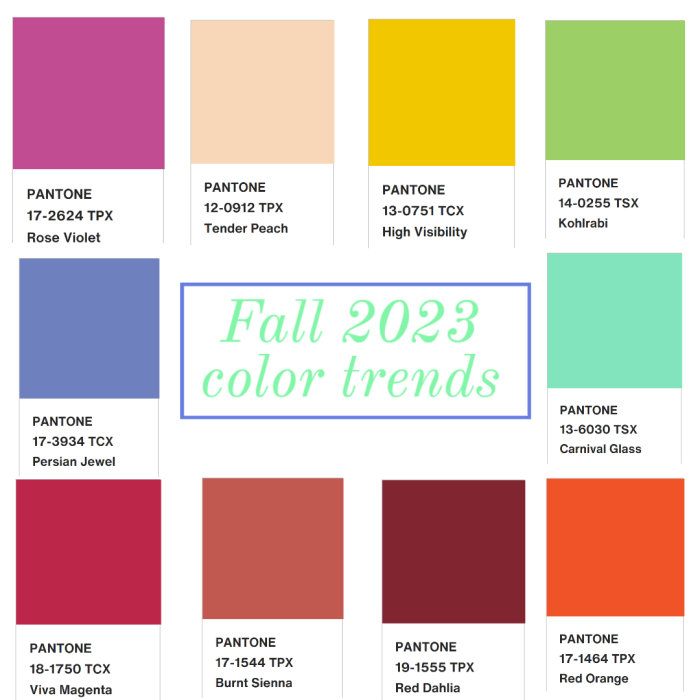 Couleurs tendance pour la decoration en 2024