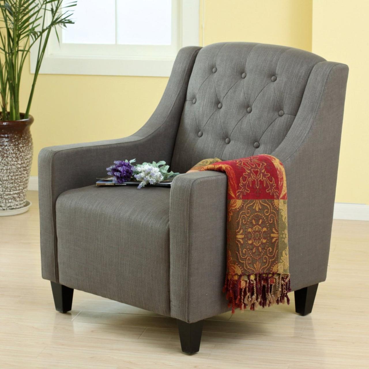 Fauteuil crapaud conforama gris