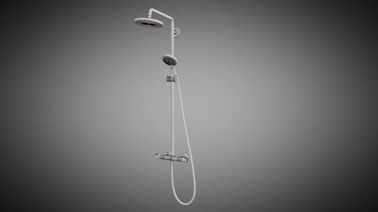 Hansgrohe thermostatique douche showerpipe marin