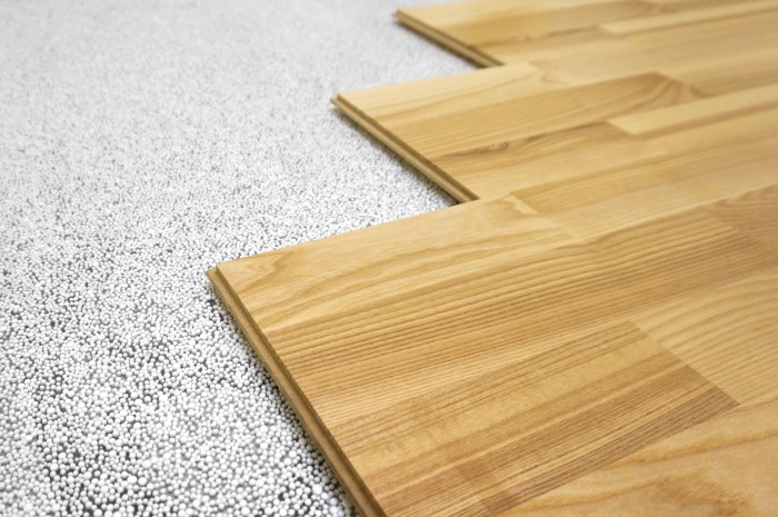 Floor floating installation underlayment benefits