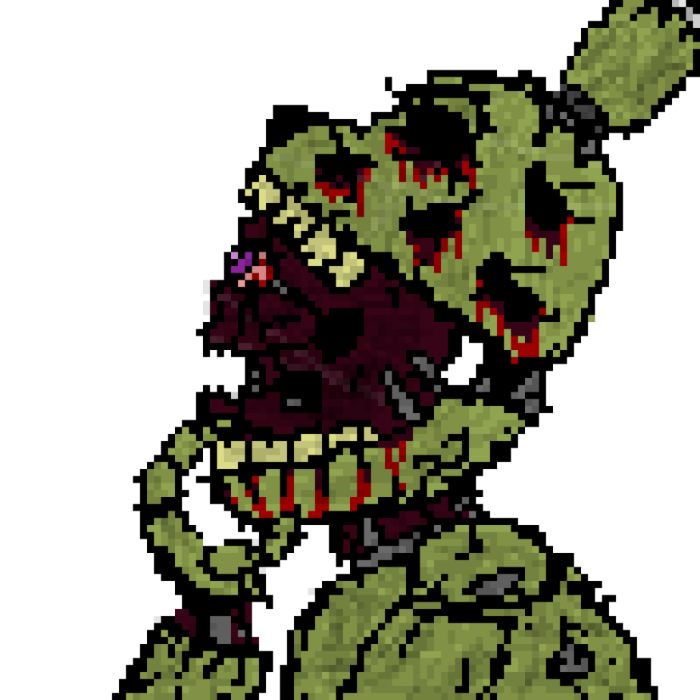 Pixel art fnaf facile