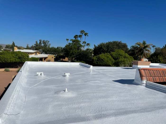 Foam roofing