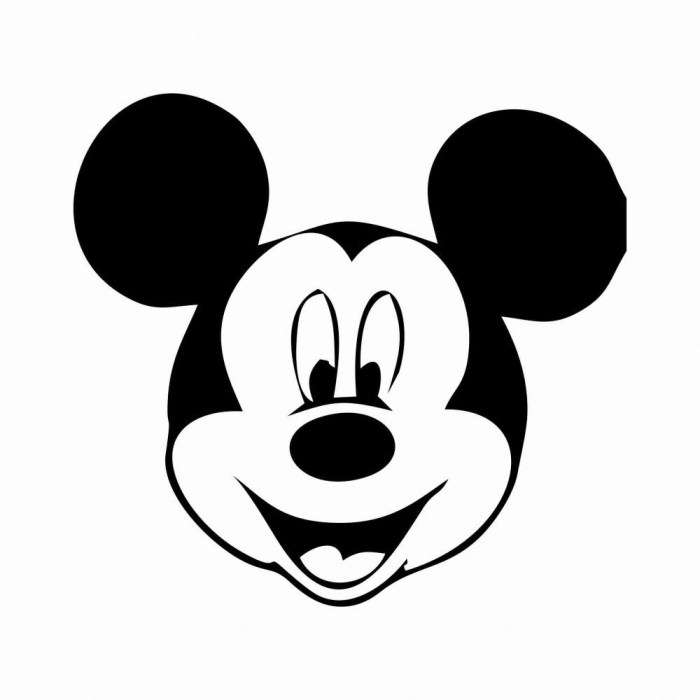 Patron mickey a imprimer