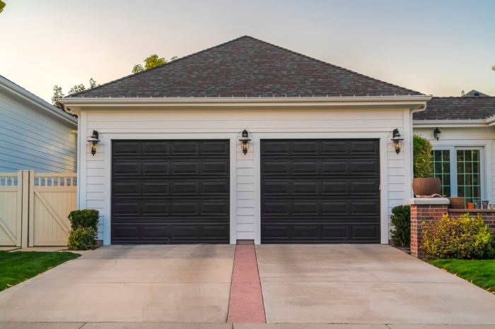 Garage door doors contemporary modern windows ideas styles flush porte front trends exterior wood avec residential opener window noire homes