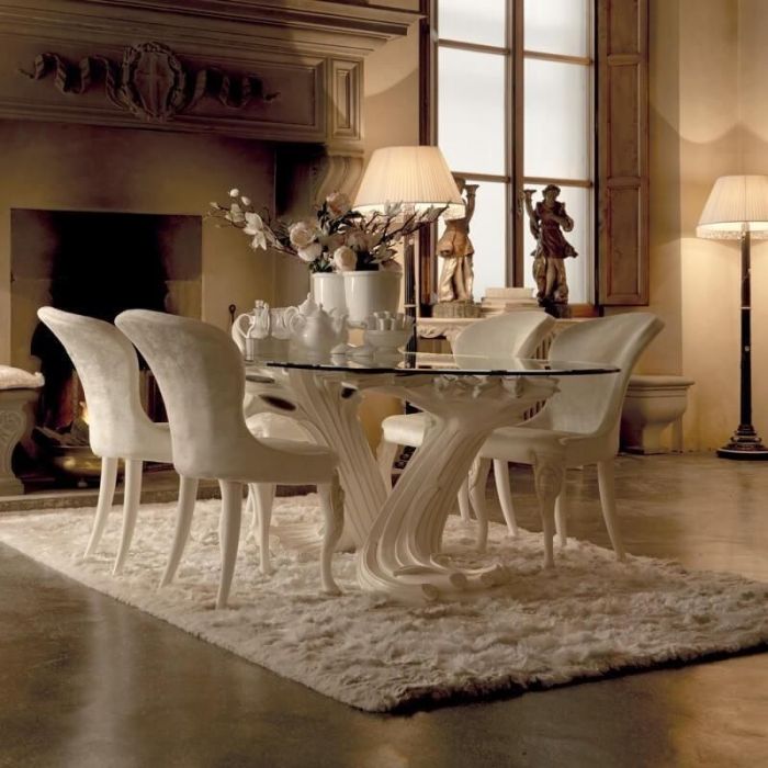 Italian dining room modern esperiri set