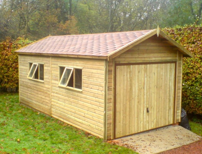 Comment construire un garage en bois