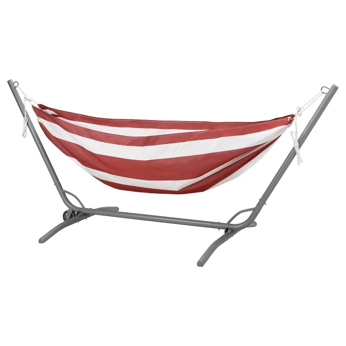 Hammock riso garo deschis portocaliu gri hamac suport