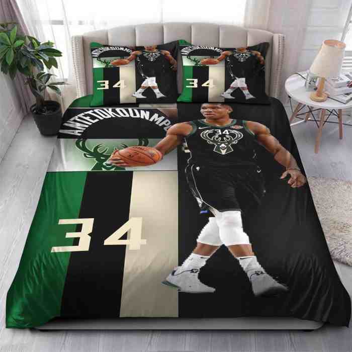 Monogrammed duvet basketball comforter