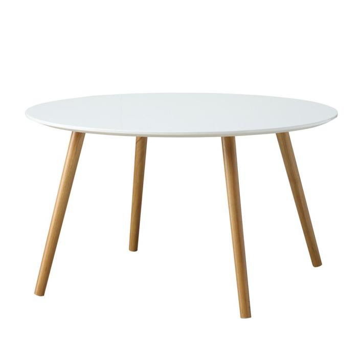 Table white round cocktail