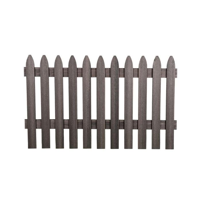 Fence composite picket cod cape gray gothic spaced panels cedar lowes ft panel depot veranda fiberon actual rustic share shades