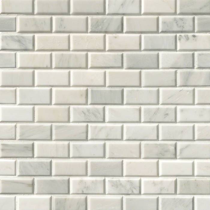 Herringbone pattern tile subway backsplash beveled white kitchen 3x6 tiles bevelled primus ideas saved choose board wall grout gray