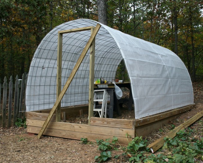 Cattle hoop panel greenhouse house raised visit