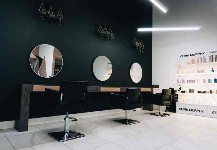 Idees de decoration pour salon de coiffure