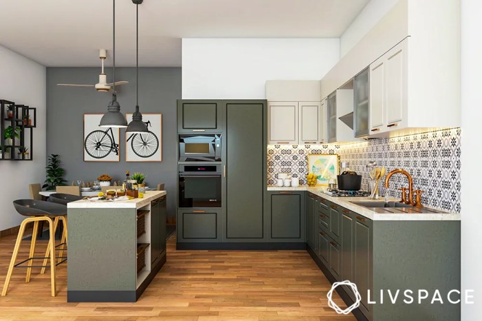 Kitchen grey ideas white wood cabinets trim darren chung credit worktops walls