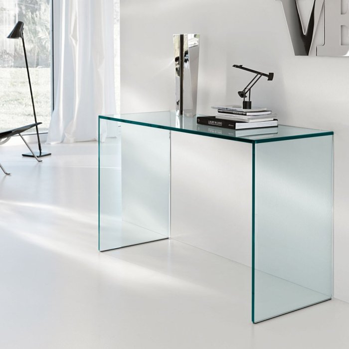 Table console glass gulliver drawers shelf tonelli modern tables drawer glassfurniture