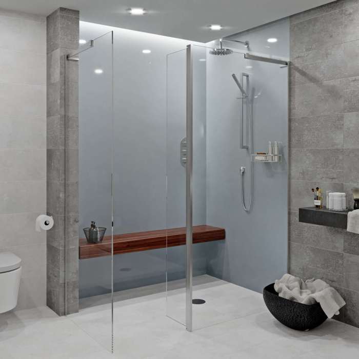 Shower wall acrylic panel panels walls showerwall arctic victoriaplum bathroom bathrooms window choose board