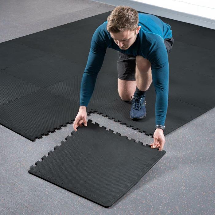 Gym tiles mat filter flooring rubber interlock