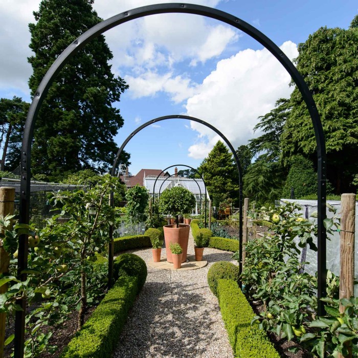 Garden arches rose outdoor bespoke steel arch structures choose board