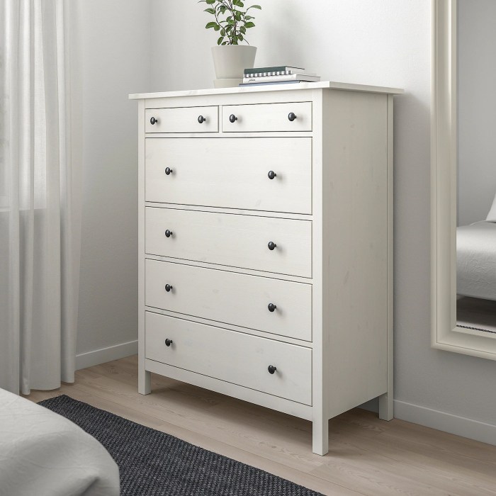 Ikea drawers hemnes chest white furniture tipping secure