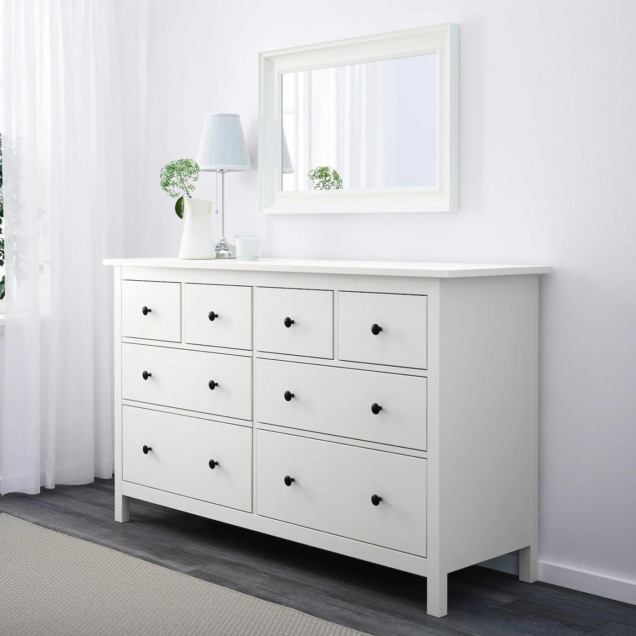 Hemnes dresser drawer drawers lower commode cassetti cassettiera kommode