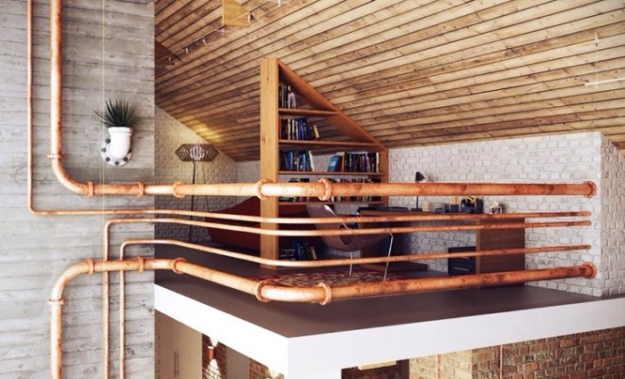 Pipes exposed brilliant chic solutions make save