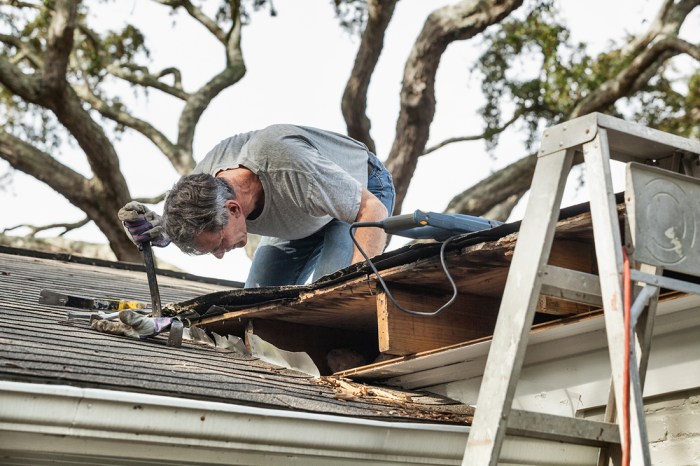 Jm damage protecting water may posted roofing