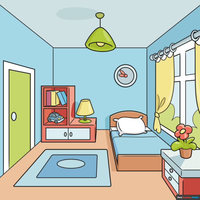 Dessin chambre enfant