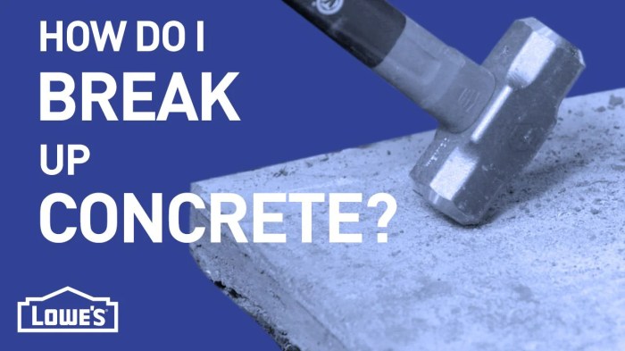 Concrete break visit