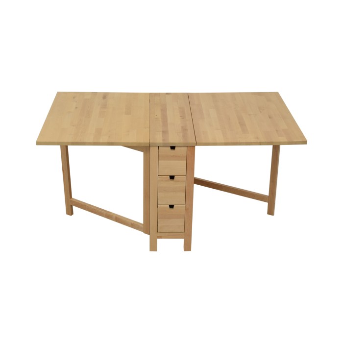 Table console pliante ikea