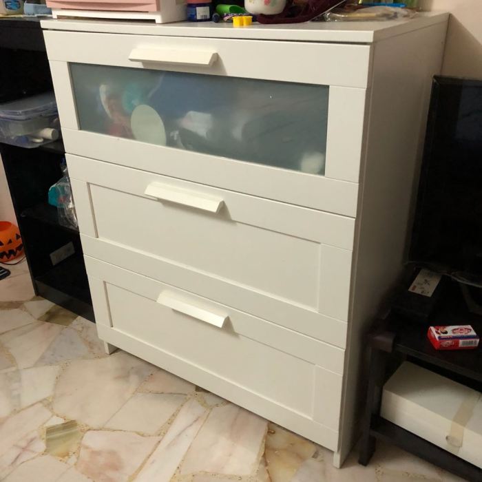 Ikea brimnes chest drawer white ended ad has