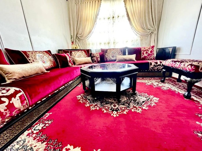 Salon moderne de luxe marocain