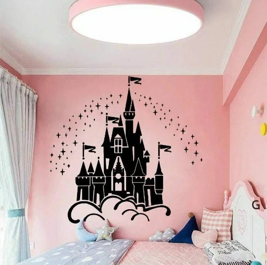 Castle disneyland vinyl sticker